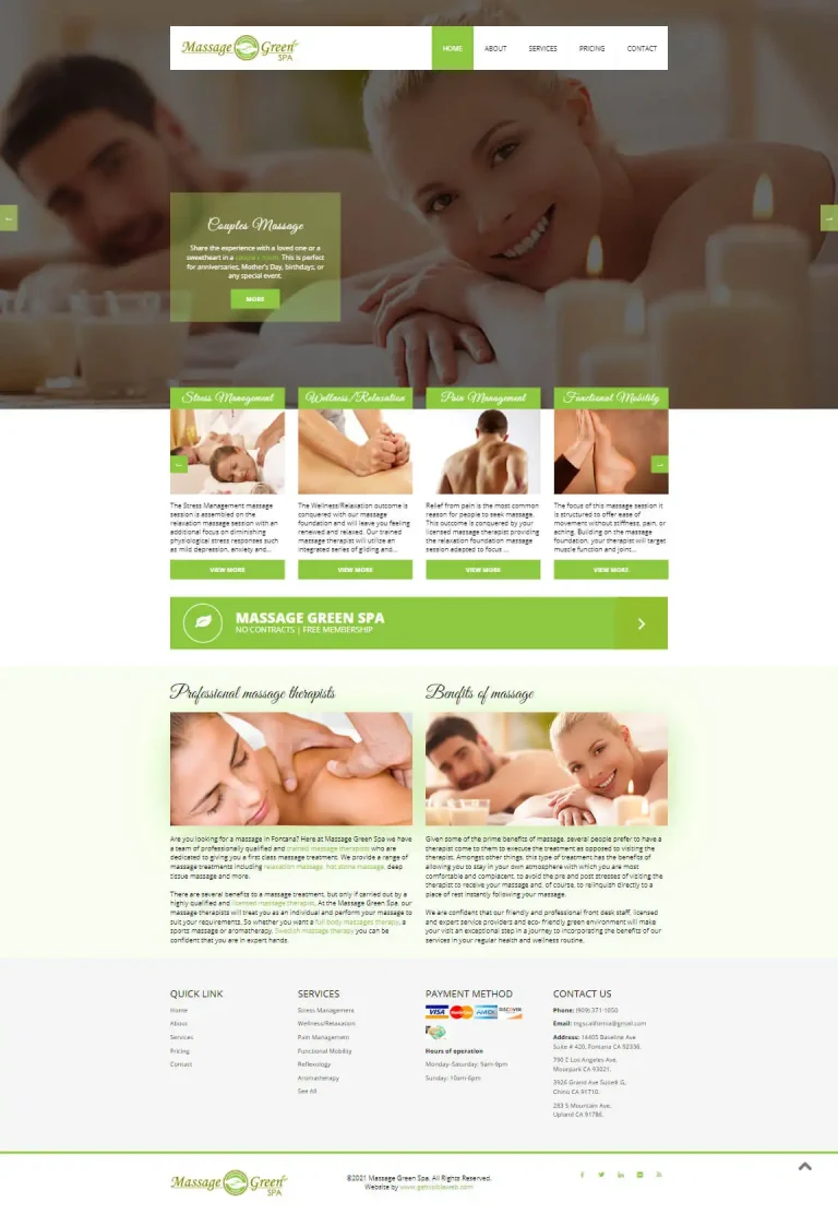 Massage Green Spa