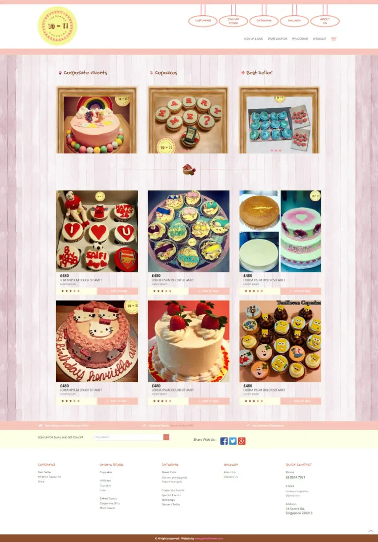 Ten Eleven Cupcakes