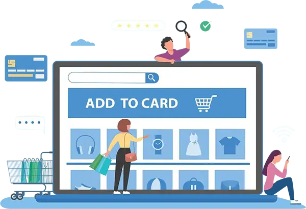 online shopping banner mobile app templates concept flat design